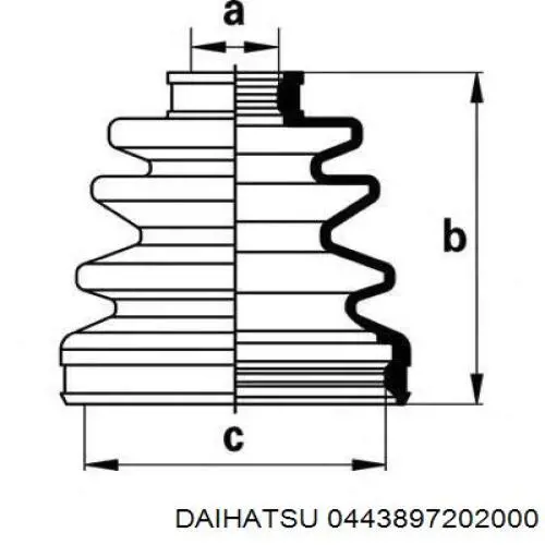  0443897202000 Daihatsu