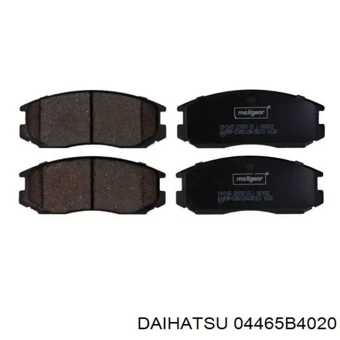 Колодки гальмівні передні, дискові 04465B4020 Daihatsu