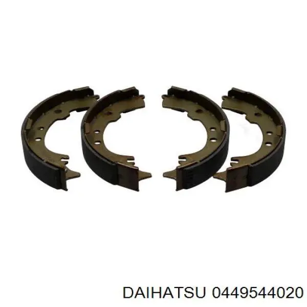 Колодки гальмові задні, барабанні 0449544020 Daihatsu