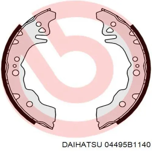Колодки гальмові задні, барабанні Daihatsu 04495B1140 ціна, від 21.54 USD