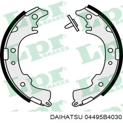 Колодки гальмові задні, барабанні Daihatsu 04495B4030 ціна, від 30.60 USD