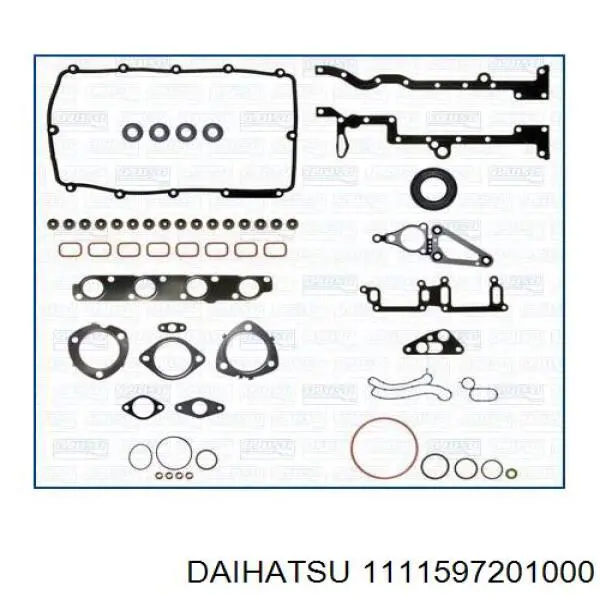 1111597201000 Daihatsu прокладка головки блока циліндрів (гбц)