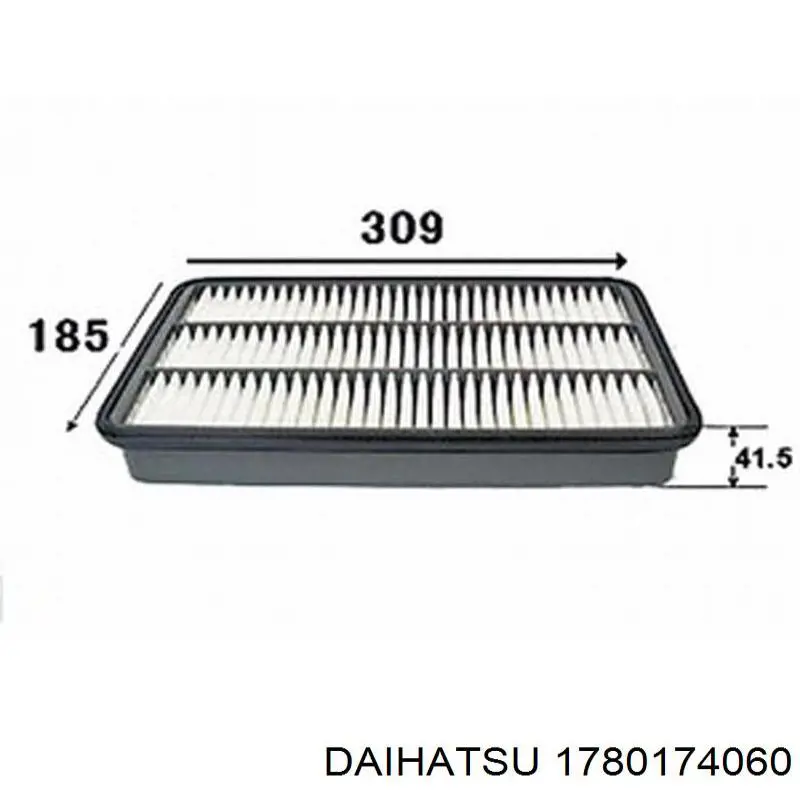 Фільтр повітряний 1780174060 Daihatsu