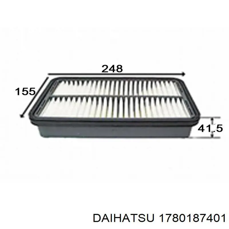 1780187401 Daihatsu фільтр повітряний