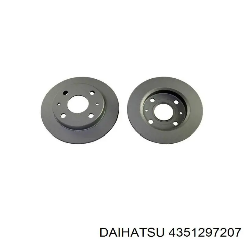 Диск переднього гальма Daihatsu 4351297207 ціна, від 19.97 USD