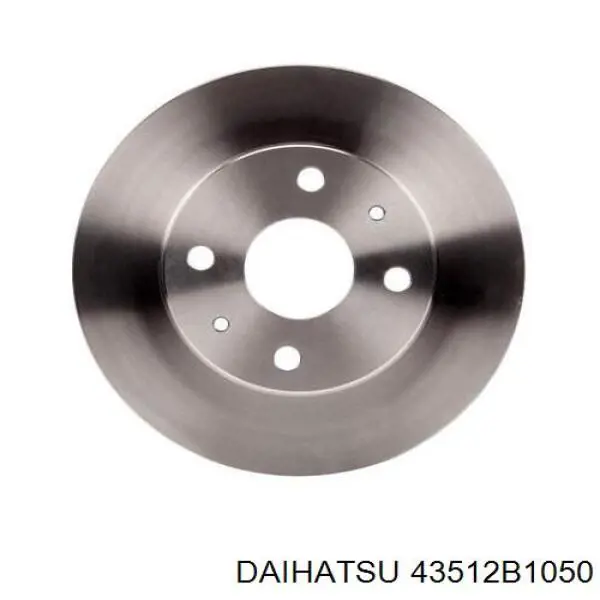 43512B1050 Daihatsu диск гальмівний передній