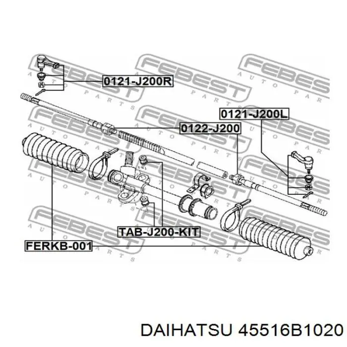  45516B1020 Daihatsu