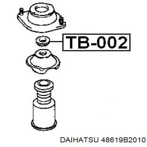 Підшипник опорний амортизатора, переднього 48619B2010 Daihatsu