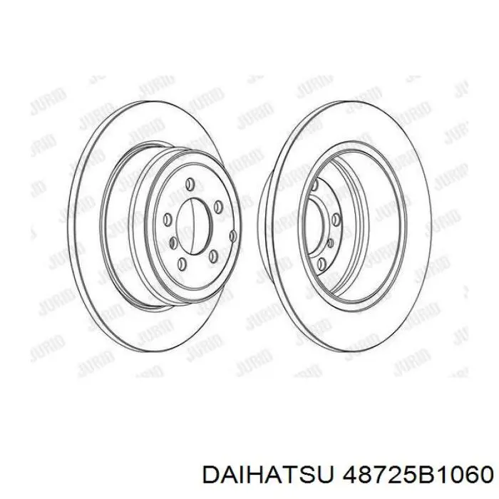 Сайлентблок задньої балки/підрамника Daihatsu 48725B1060 ціна, від 39.78 USD