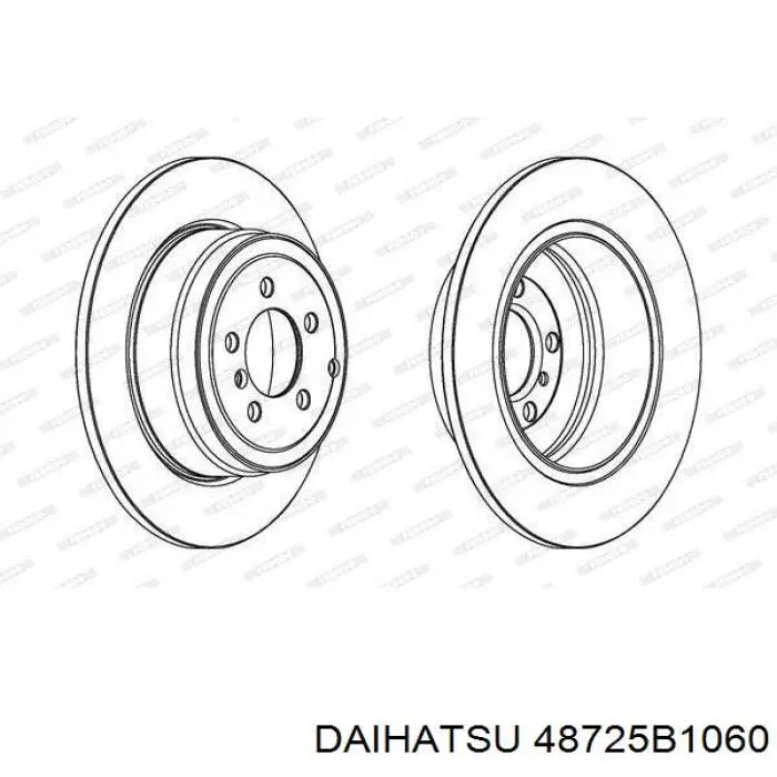 Купити 48725B1060 Daihatsu Сайлентблок задньої балки