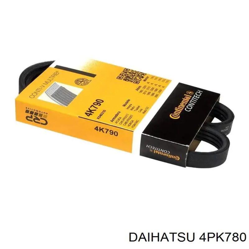 Клиновий ремінь Daihatsu 4PK780 ціна, від 5.21 USD