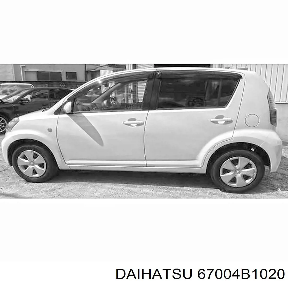  Двері задні, ліві Daihatsu Sirion 