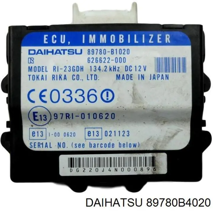 89780B4020 Daihatsu 