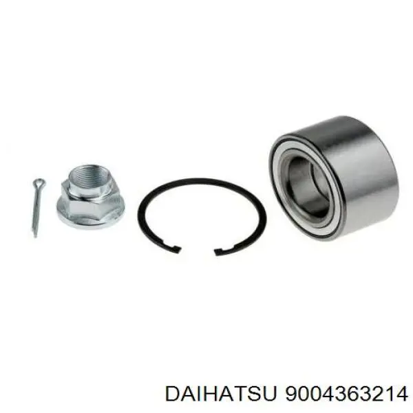 Комплект підшипник маточини передньої Daihatsu 9004363214 ціна, від 14.95 USD