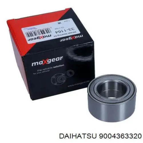 Підшипник маточини передньої 9004363320 Daihatsu