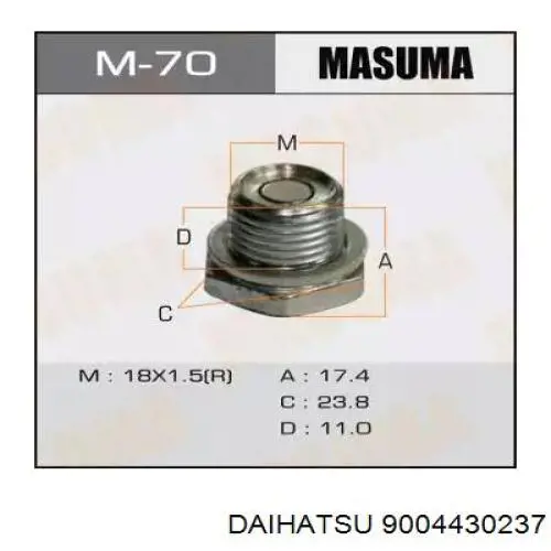  Toyota 9004430237 ціна, від 1.42 USD