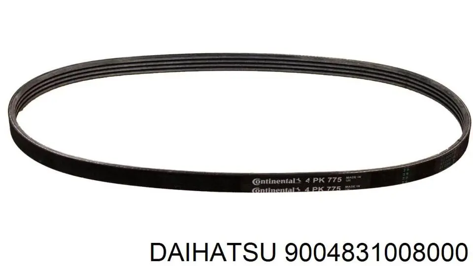 9004831008000 Daihatsu ремінь приводний, агрегатів