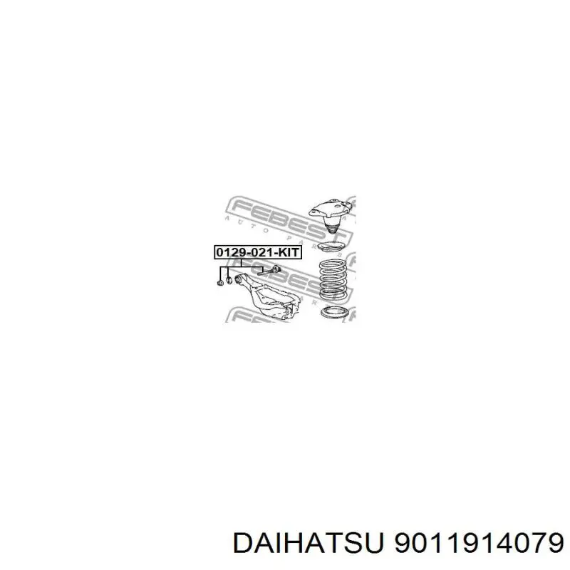 Болт кріплення заднього нижнього важеля, зовнішній Daihatsu 9011914079 ціна, від 5.70 USD