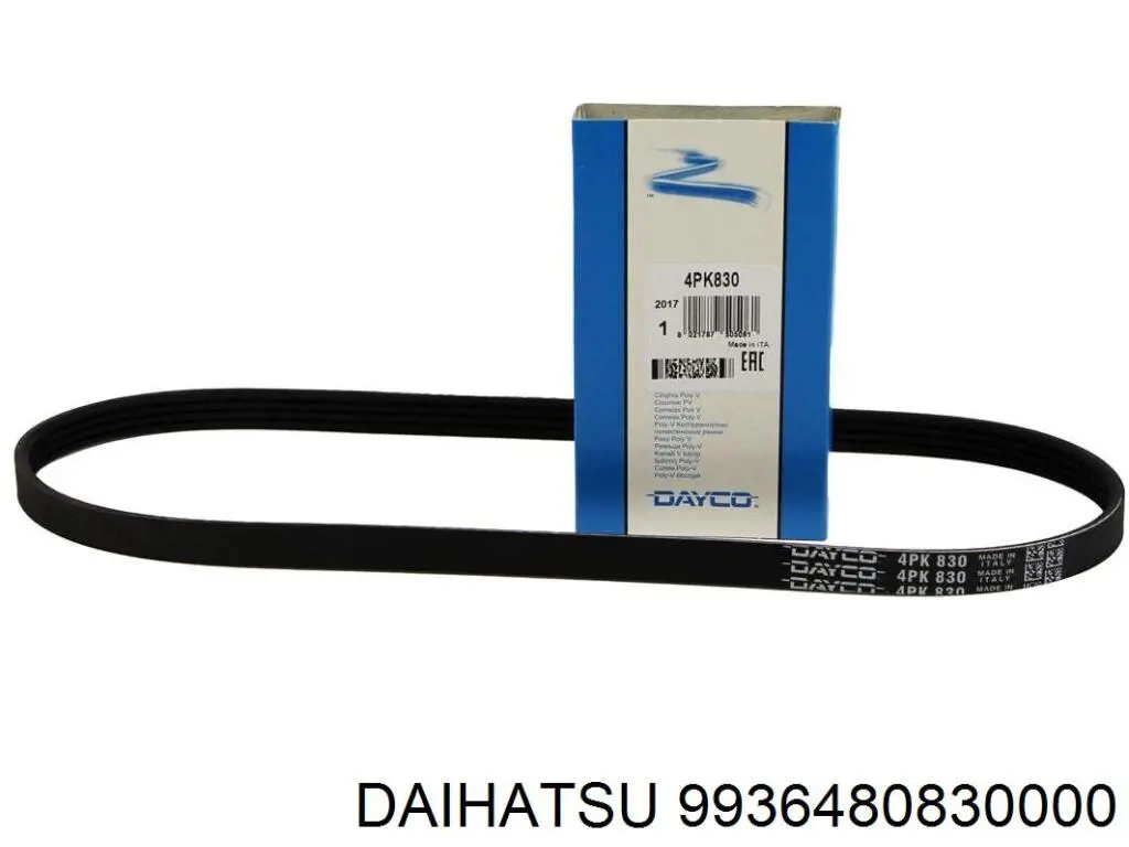 9936480830000 Daihatsu ремінь приводний, агрегатів