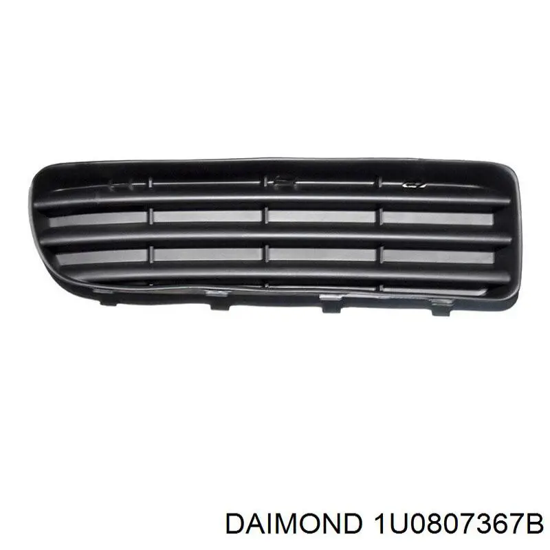 Решітка переднього бампера, ліва Diamond/DPA 1U0807367B01C ціна, від 6.33 USD