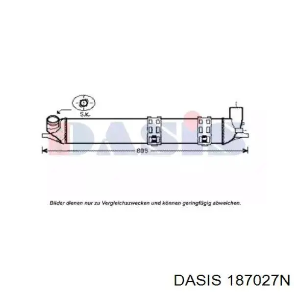 Купити 144960287R Renault (RVI) Радіатор интеркуллера