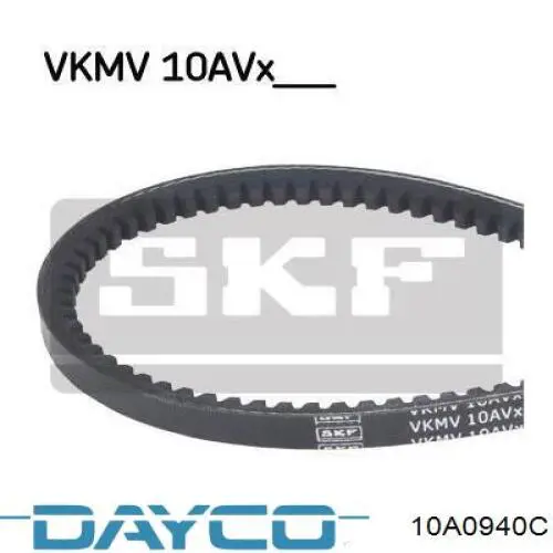 Клиновий ремінь Dayco 10A0940C ціна, від 3.46 USD