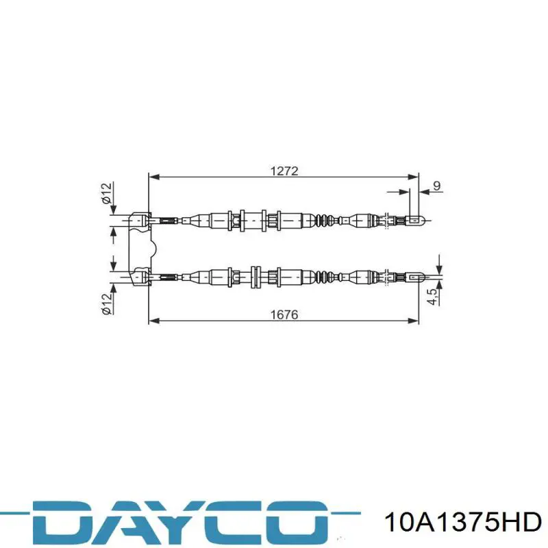 10A1375HD Dayco Поліклиновий ремінь