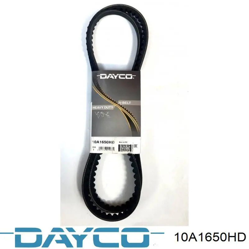 10A1650HD Dayco Поліклиновий ремінь