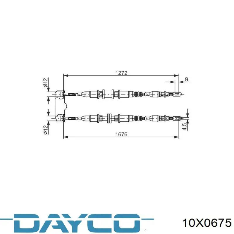 Клиновий ремінь Dayco 10X0675 ціна, від 3.32 USD
