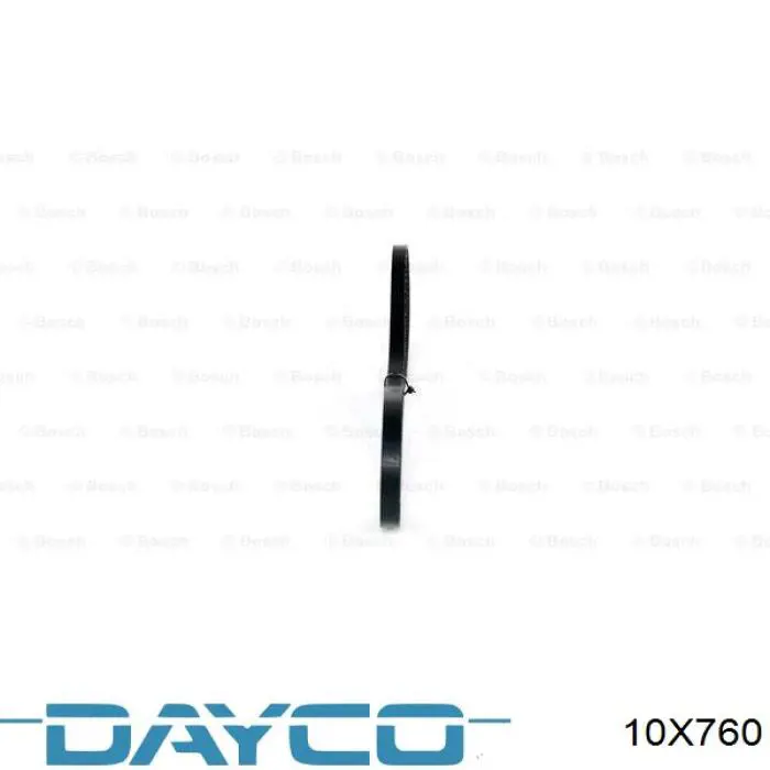 10X760 Dayco Поліклиновий ремінь