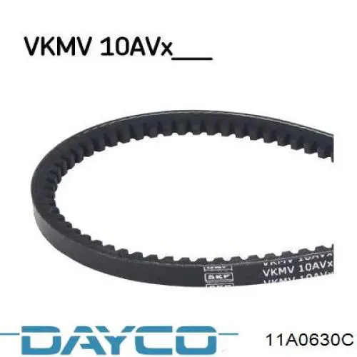 Клиновий ремінь Dayco 11A0630C ціна, від 3.13 USD