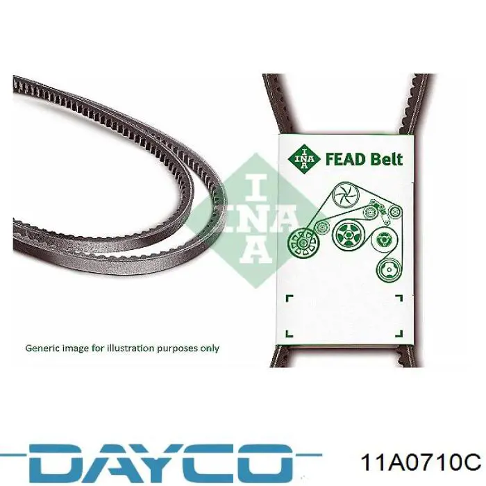 Купити 11A0710C Dayco Ремінь генератора