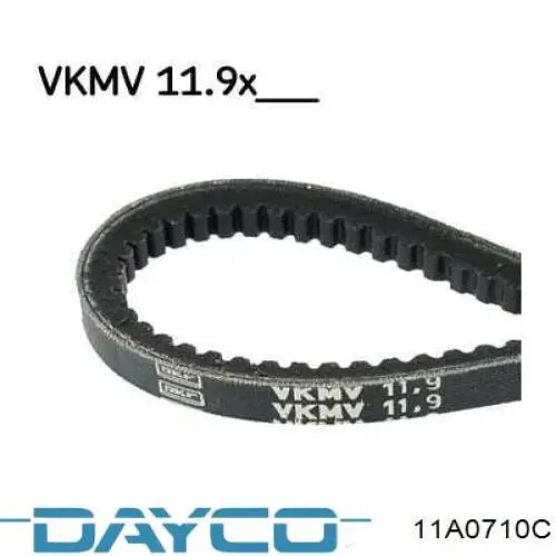 11A0710C Dayco Поліклиновий ремінь