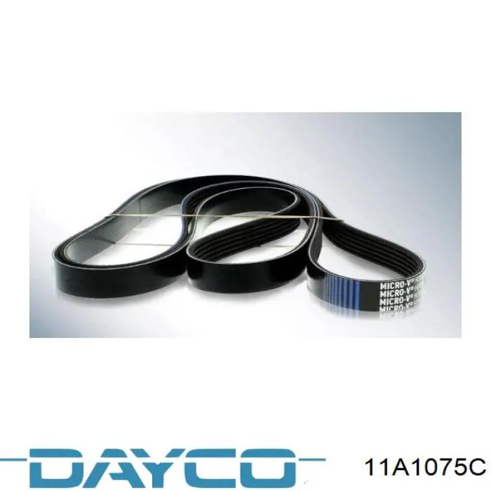 Клиновий ремінь Dayco 11A1075C ціна, від 4.68 USD