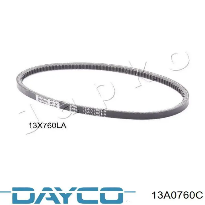 Клиновий ремінь Dayco 13A0760C ціна, від 5.65 USD