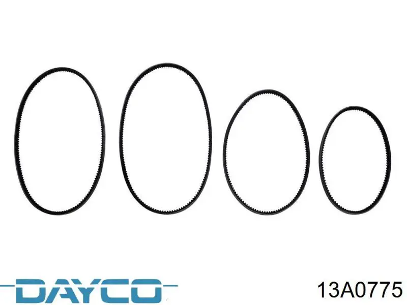 13A0775 Dayco Поліклиновий ремінь