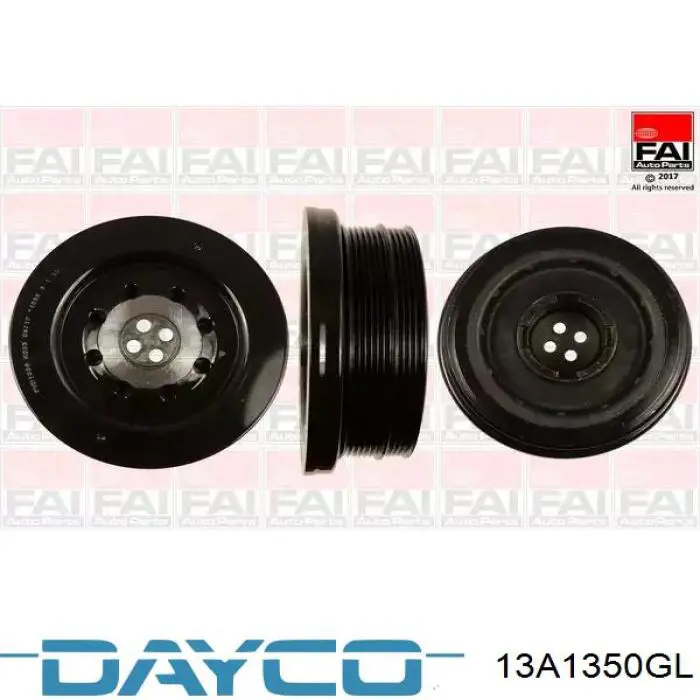 Ремінь генератора 13A1350GL Dayco