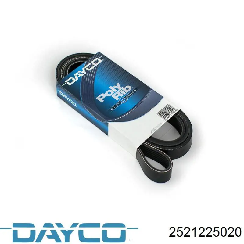Клиновий ремінь Dayco 2521225020 ціна, від 18.58 USD