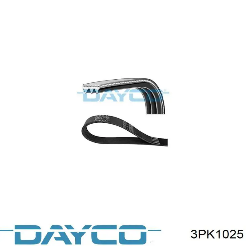 Клиновий ремінь Dayco 3PK1025 ціна, від 4.42 USD