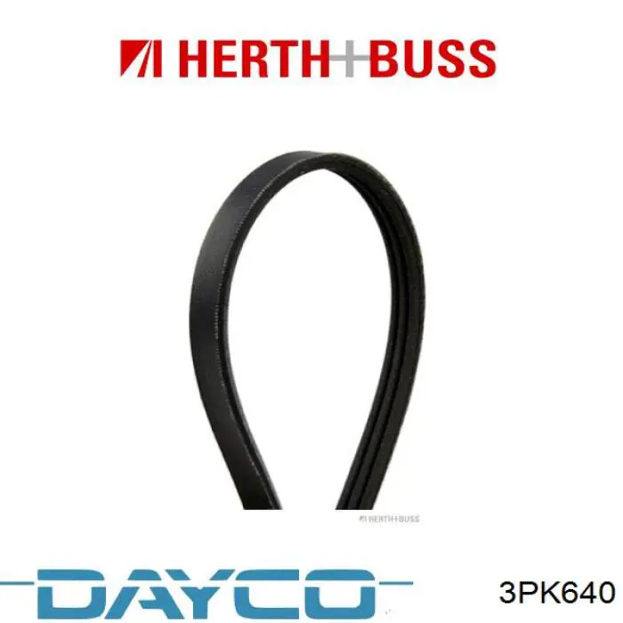 3PK640 Dayco Поліклиновий ремінь