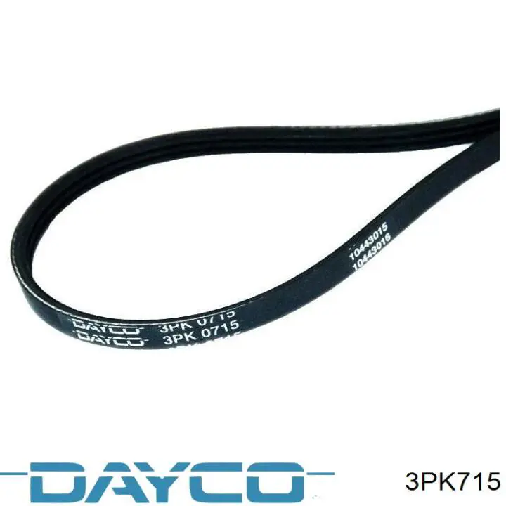 Клиновий ремінь Dayco 3PK715 ціна, від 3.80 USD