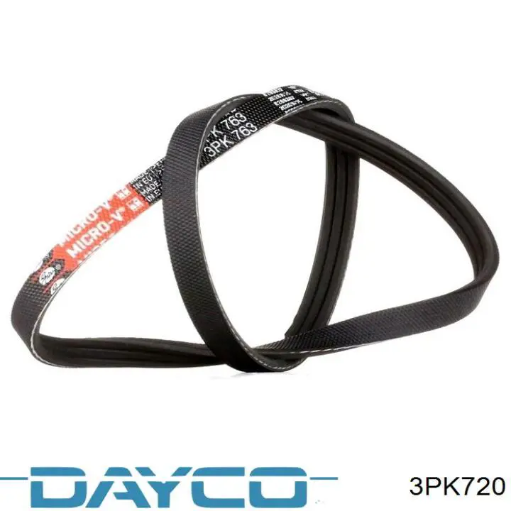 Купити 3PK720 Dayco Ремінь генератора