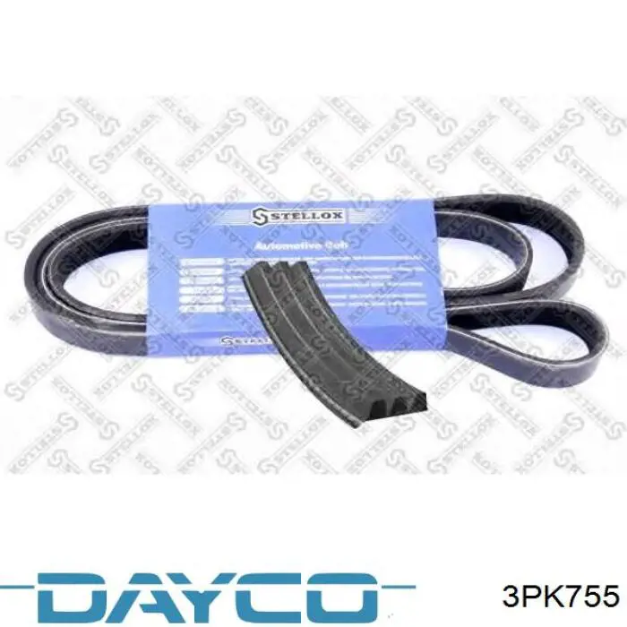 Купити 3PK755 Dayco Ремінь генератора