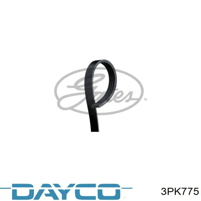 Клиновий ремінь Dayco 3PK775 ціна, від 4.10 USD