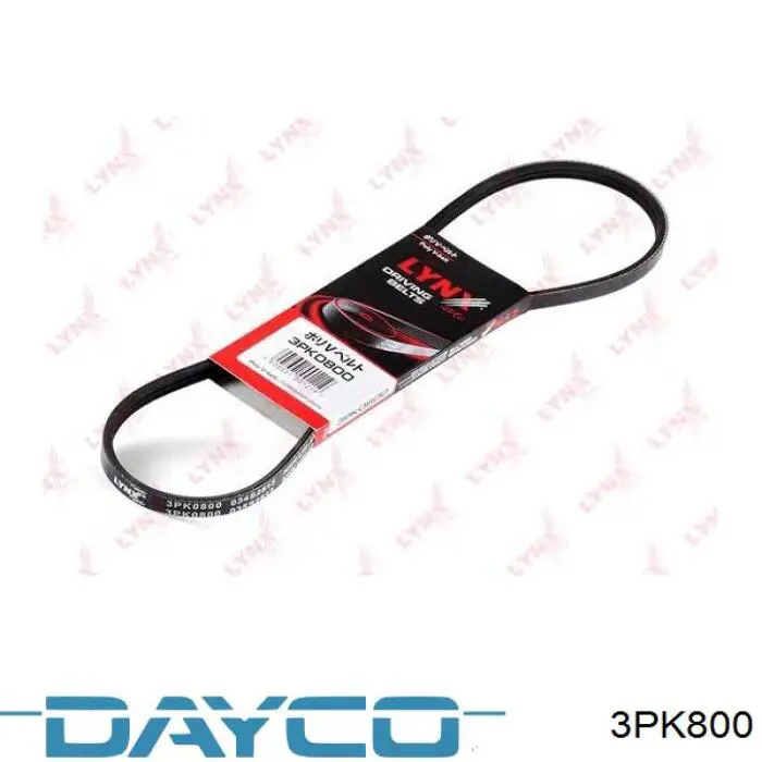 Клиновий ремінь Dayco 3PK800 ціна, від 4.34 USD