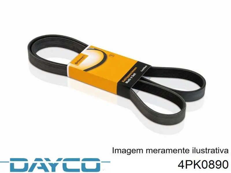 Клиновий ремінь Dayco 4PK0890 ціна, від 5.79 USD