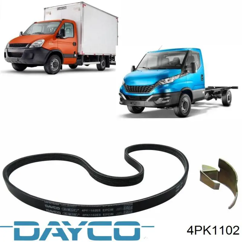 Ремінь генератора 4PK1102 Dayco