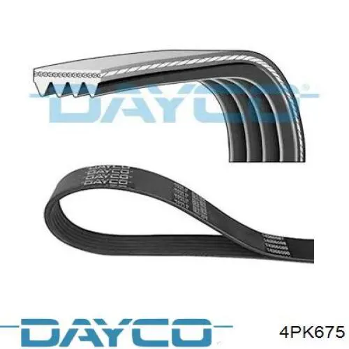 Купити 4PK675 Dayco Ремінь генератора