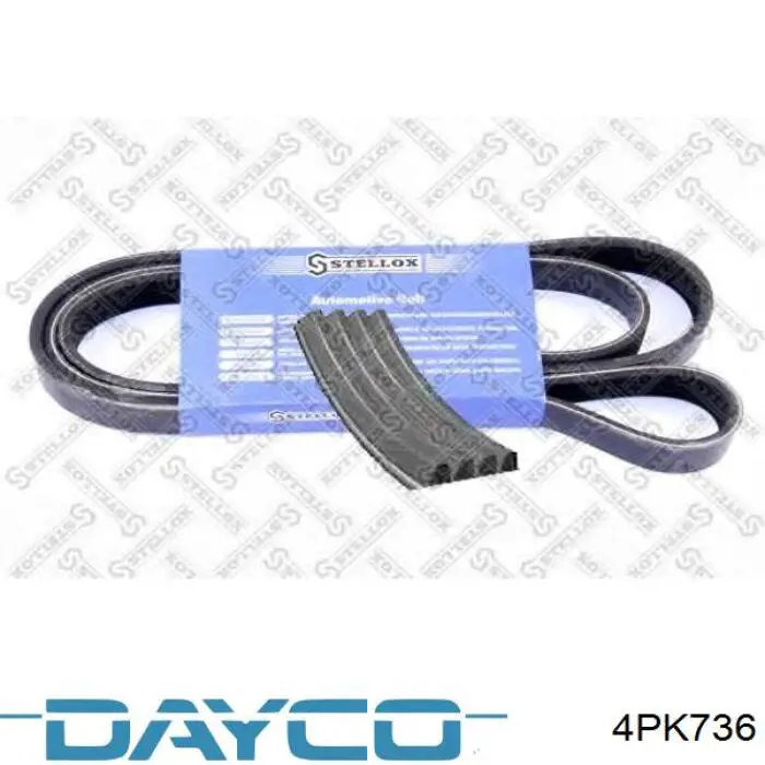 Ремінь генератора 4PK736 Dayco