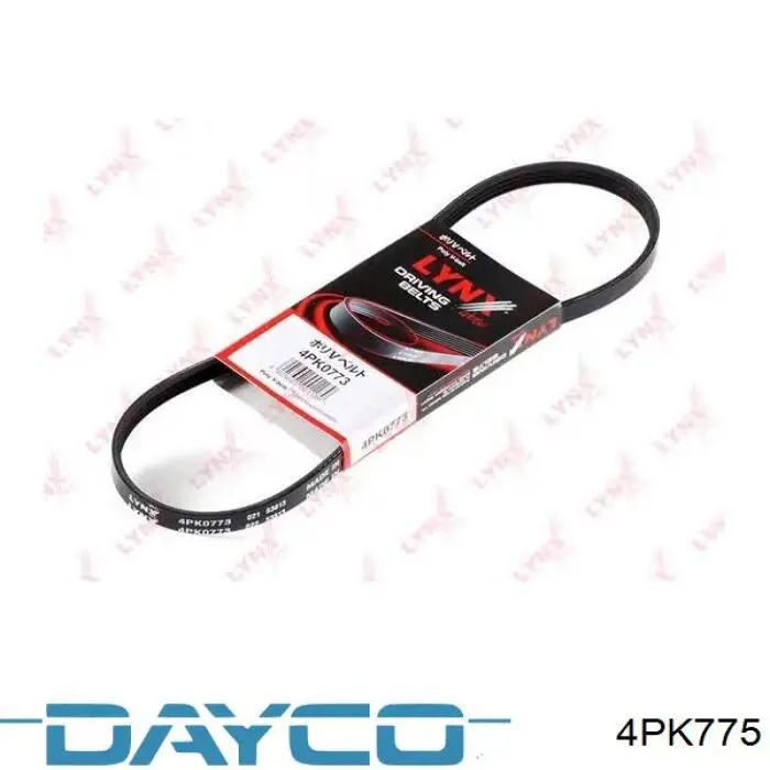 Купити 4PK775 Dayco Ремінь генератора